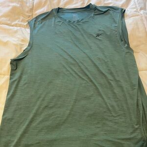 Reebok Olive Sleeveless Training Top